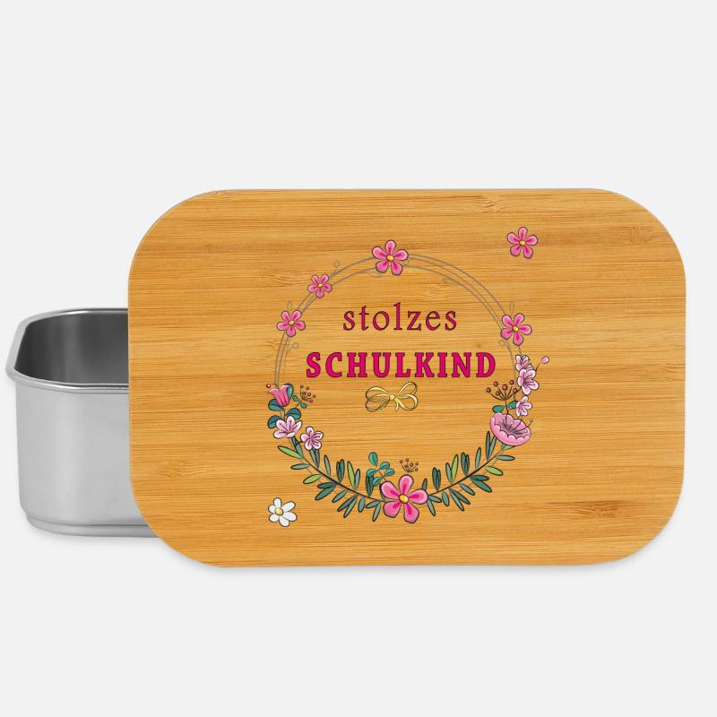 stolzes Schulkind Einschulung - Lunch Box - Silber