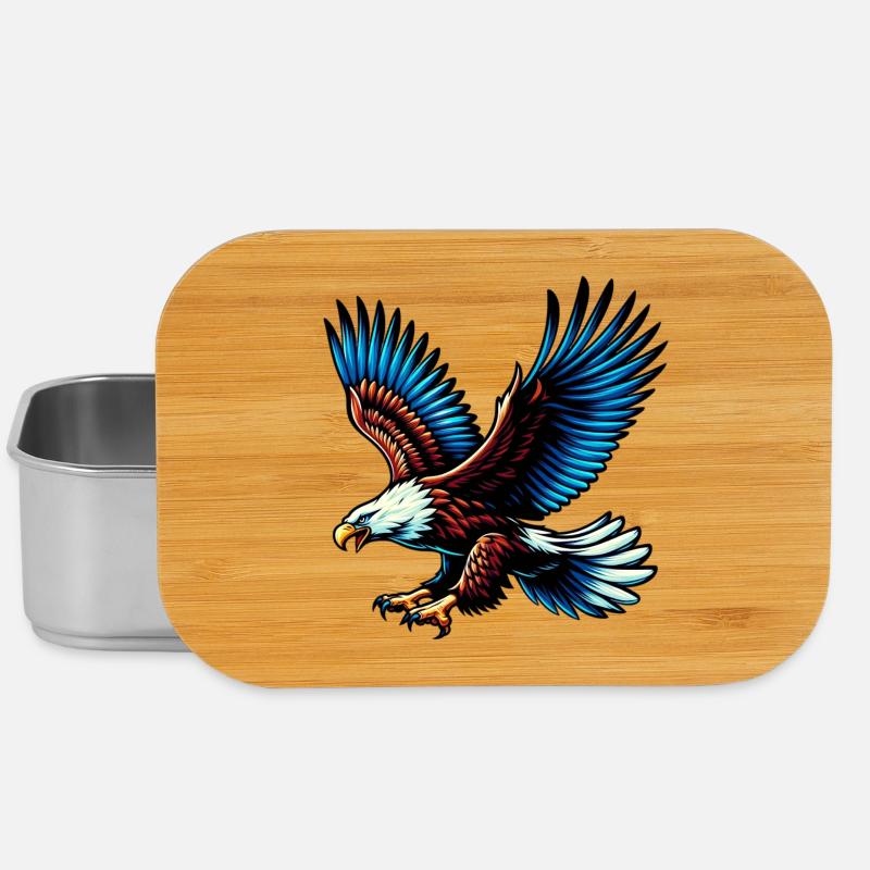 Adler - Lunch Box - Silber