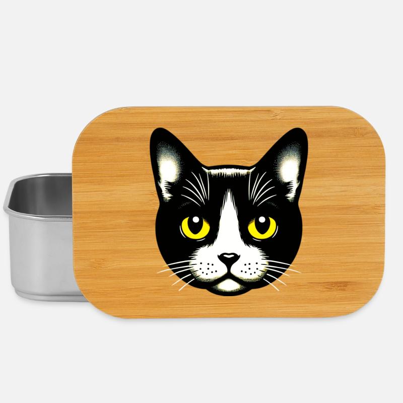 Katze - Lunch Box - Silber