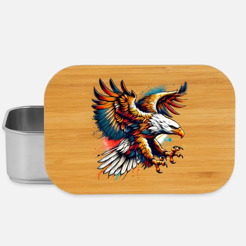 Adler - Lunch Box - Silber