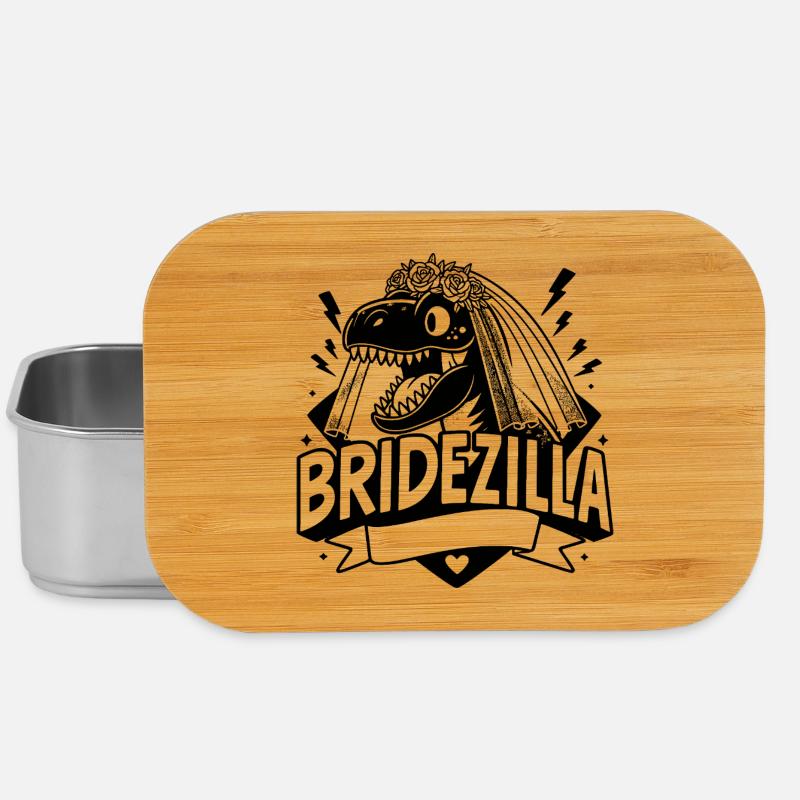Team Bride - Bridezilla - Lunch Box - Silber