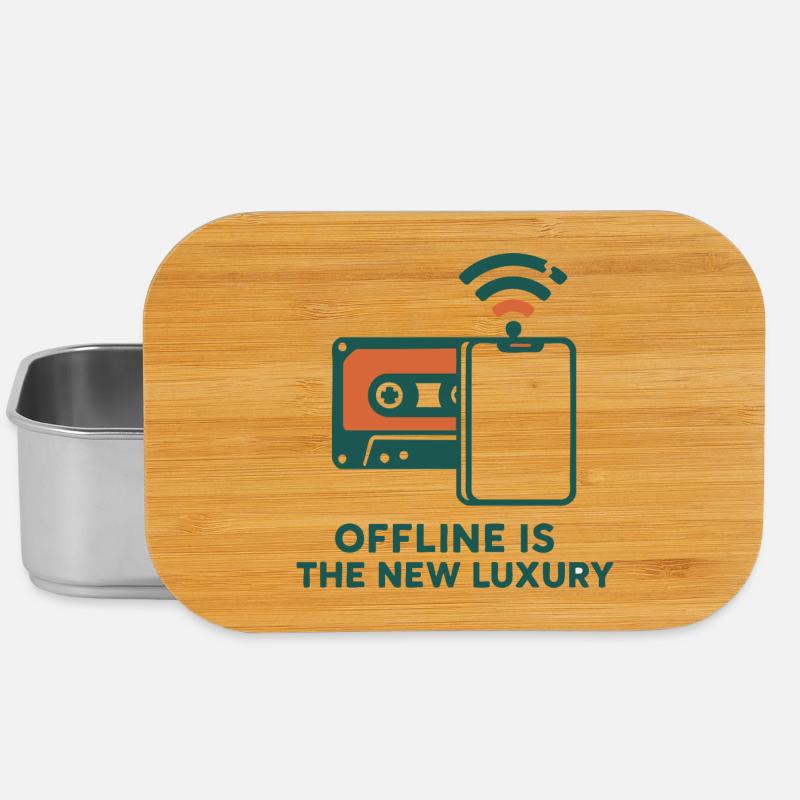 Offline is the new luxury - Lunch Box - silver
