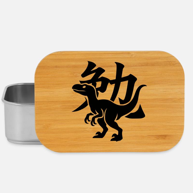 Raptor Kanji Ben - Lunch Box - Silber