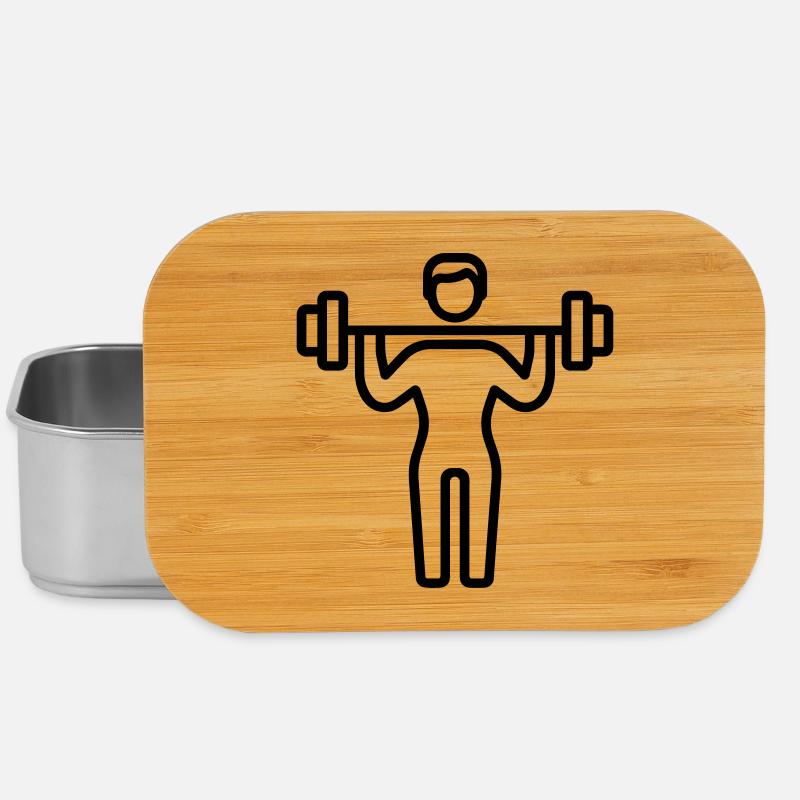 musculation - Boîte à goûter - argent