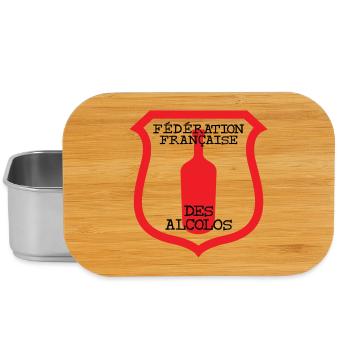 French Federation of Alcolos - Lunch Box - silver - Front