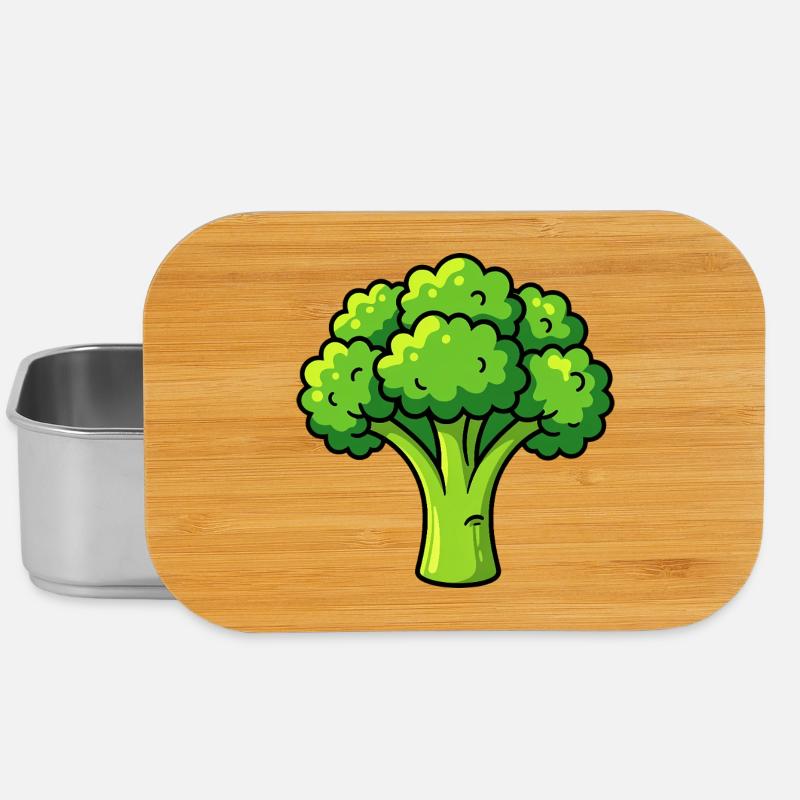 Brocoli - Boîte à goûter - argent
