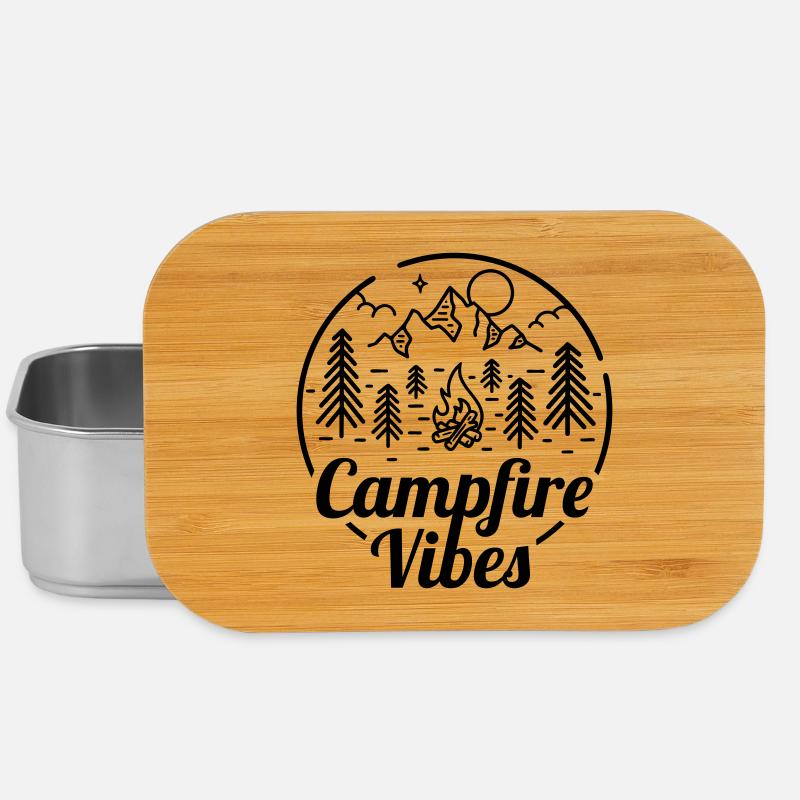 Campfire Vibes - Lunch Box - Silber