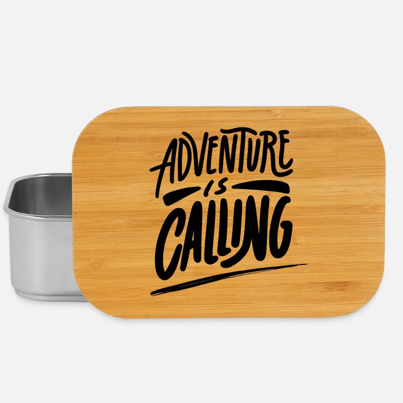 Adventure is calling - Lunch Box - Silber