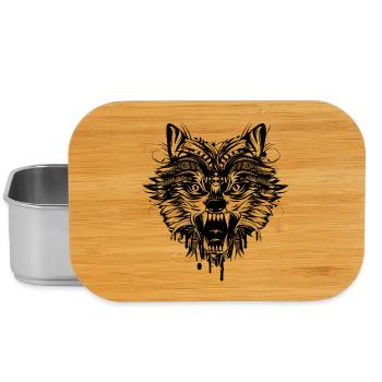 dangerous wolf - Lunch Box - silver - Front
