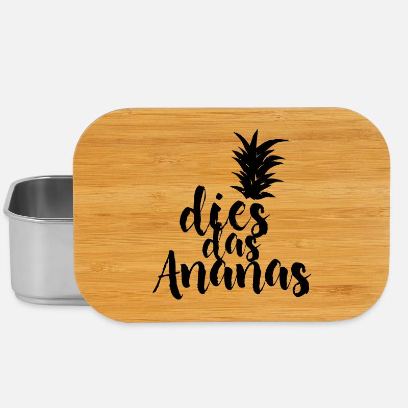 dies das Ananas - Lunch Box - Silber
