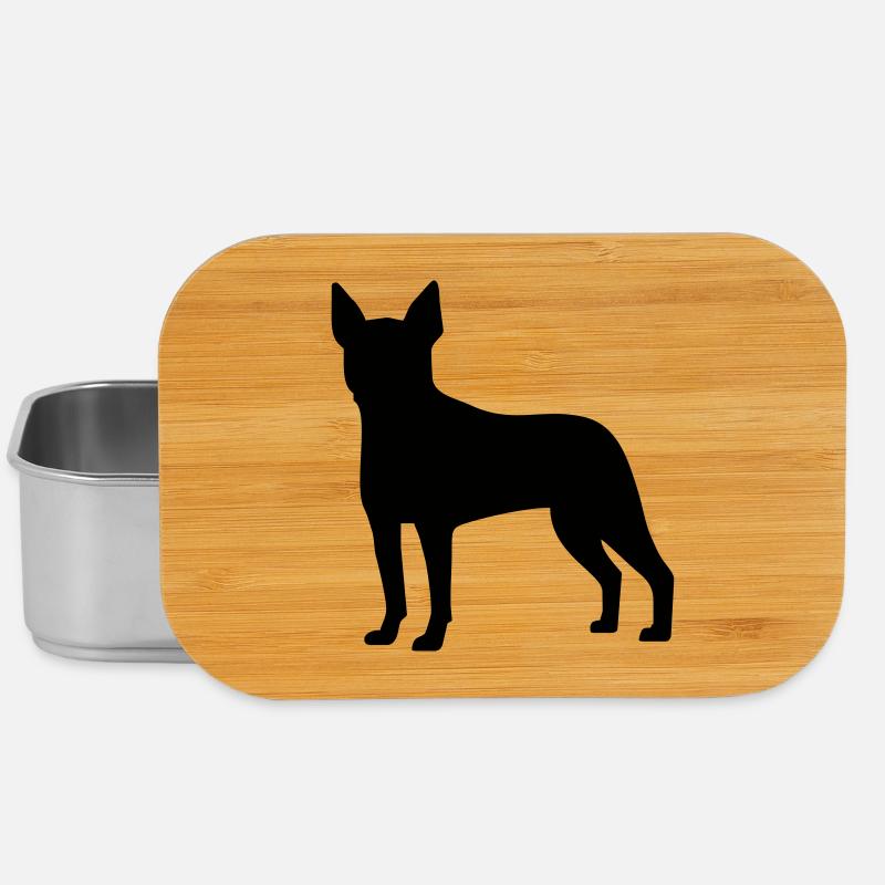 Boston Terrier - Lunch Box - Silber
