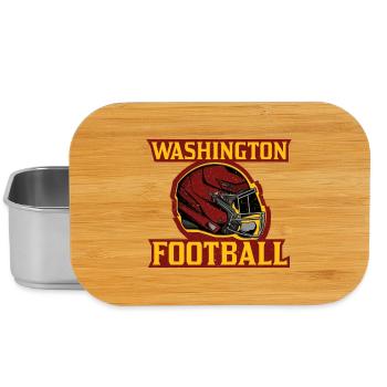 Équipe de football de Washington - Boîte à goûter - argent - Devant
