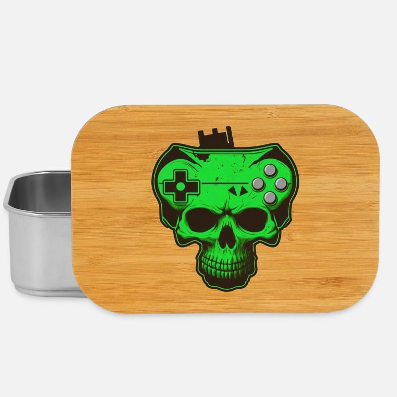 skull gamer - Boîte à goûter - argent