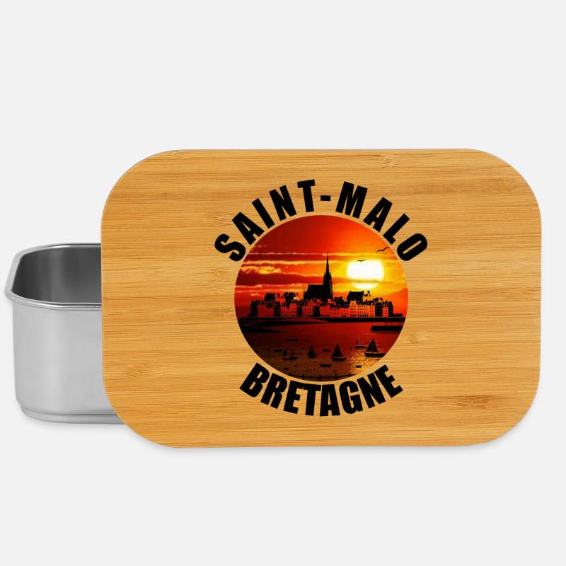 Saint Malo - Boîte à goûter - argent