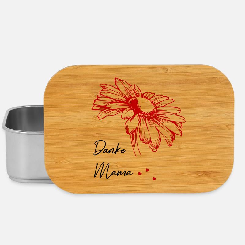 Muttertag Danke Mama - Lunch Box - Silber