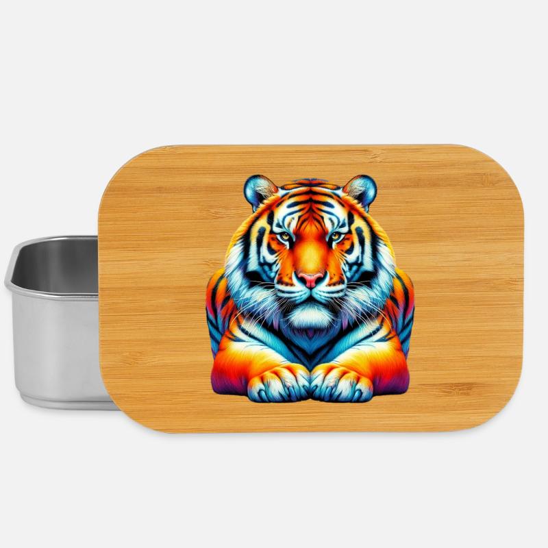 Tiger - Lunch Box - Silber