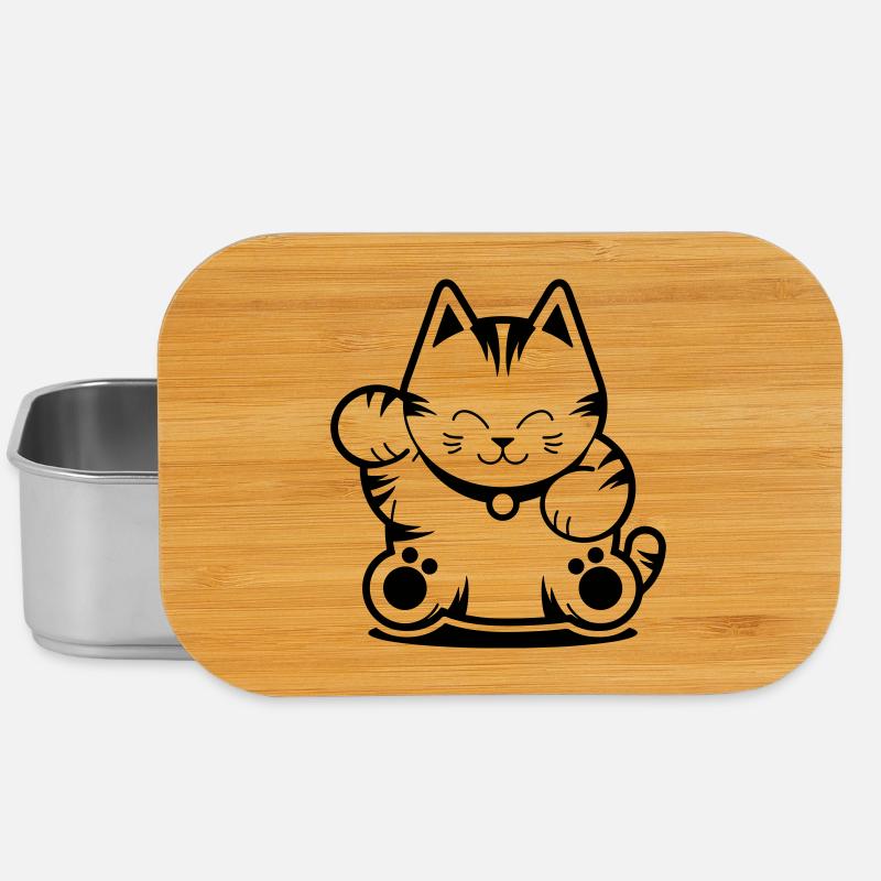 Tiger Cat - Lunch Box - Silber