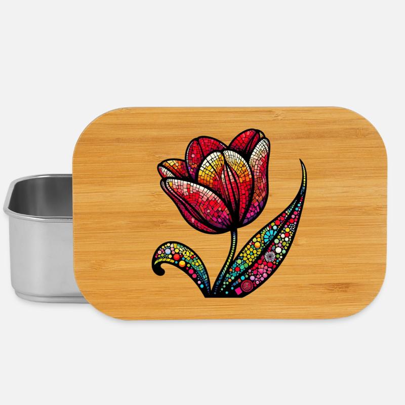 Tulpe - Lunch Box - Silber