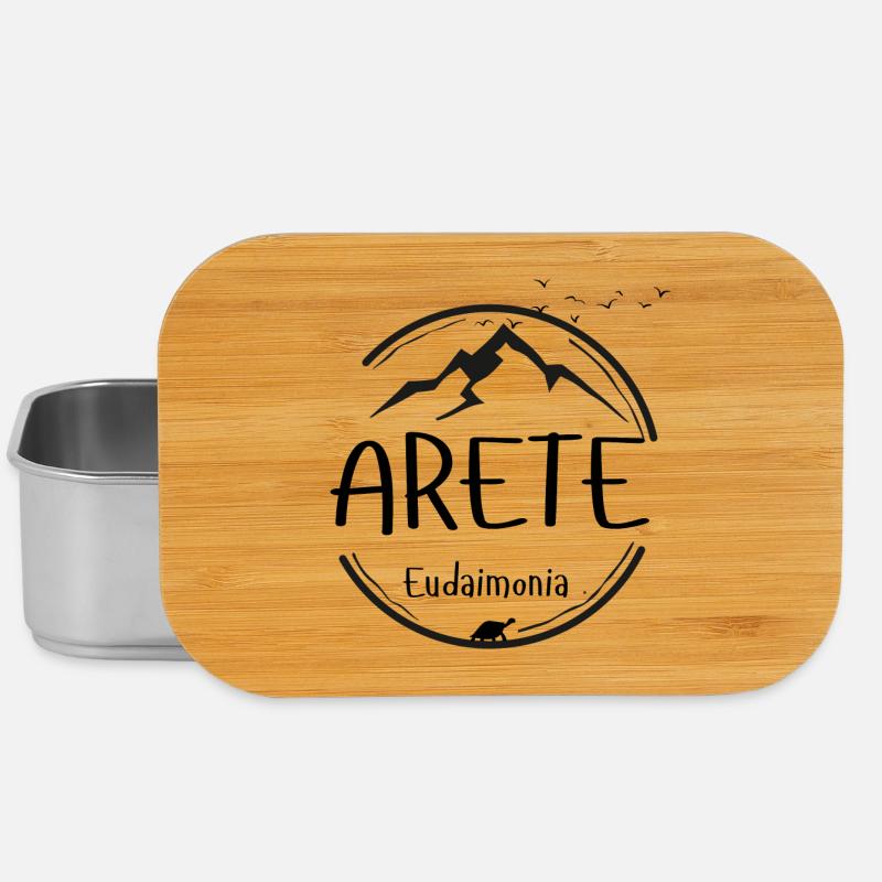 Arete - Eudaimonia - Lunch Box - Silber