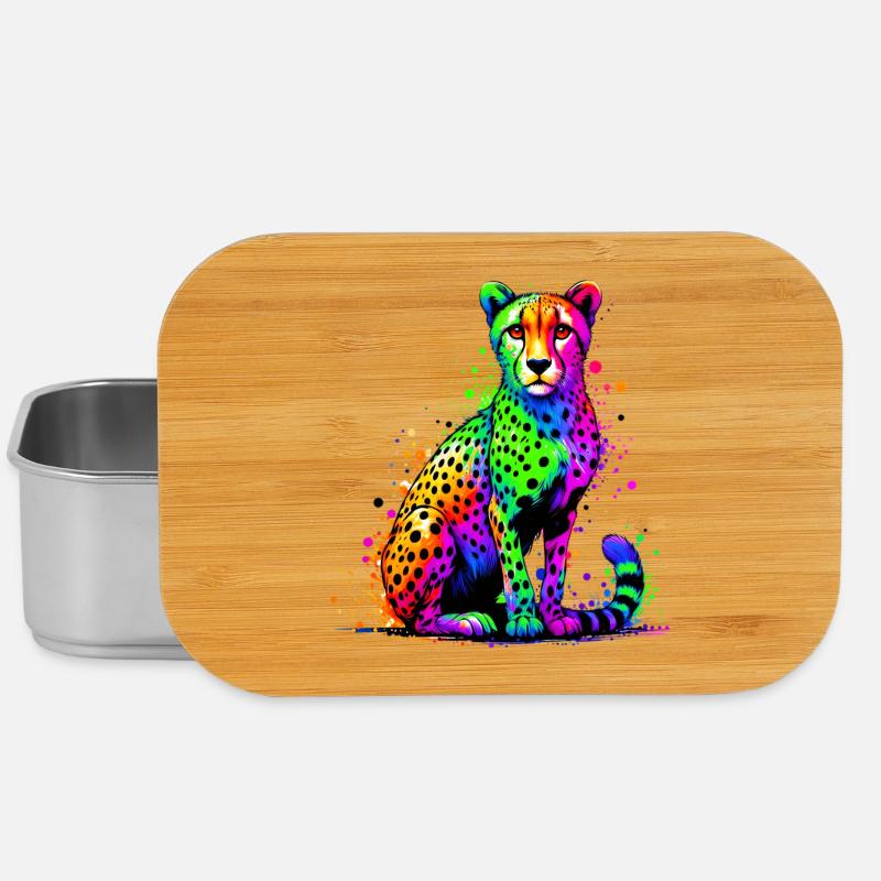 Cheetah - Lunch Box - silver