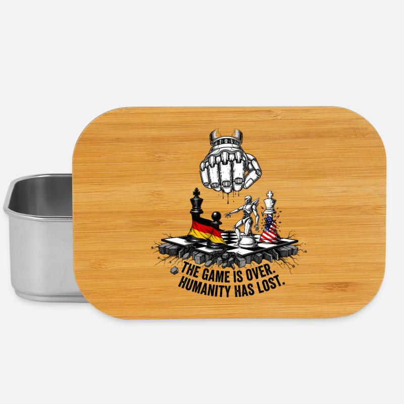 The Game is Over, Humanity has Lost - Lunch Box - Silber