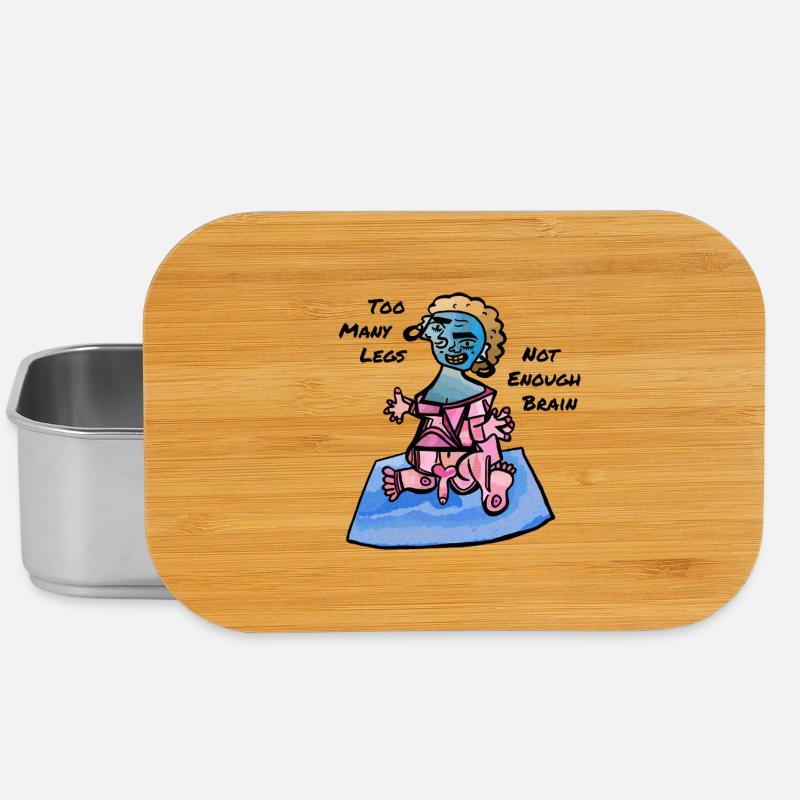 Too Many Legs, Not Enough Brain - Lunch Box - Silber