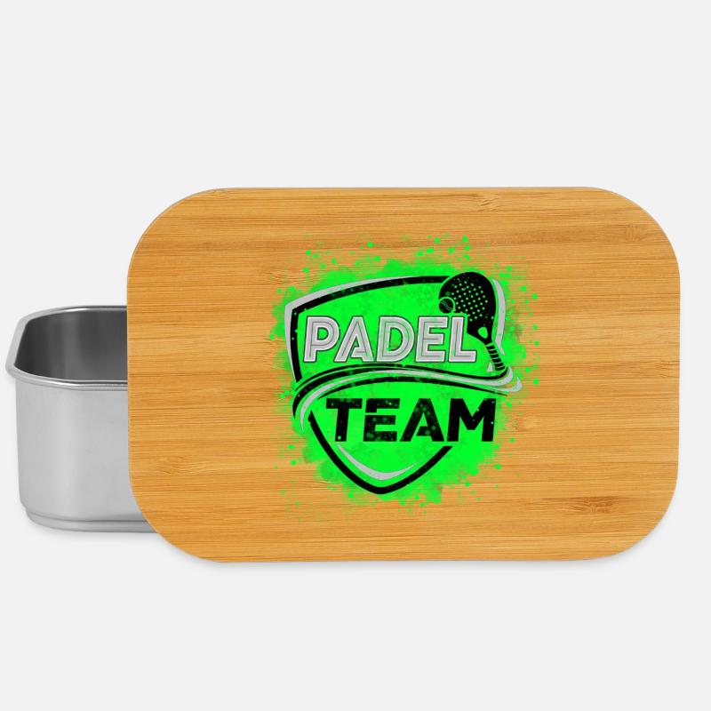 Padel-Team - Lunch Box - Silber