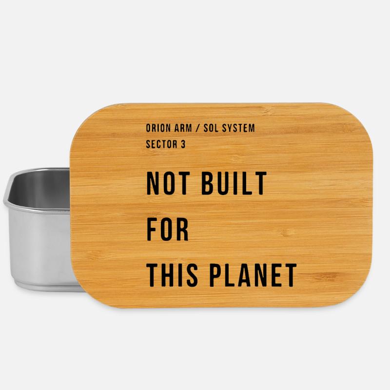 NOT BUILT FOR THIS PLANET - Boîte à goûter - argent