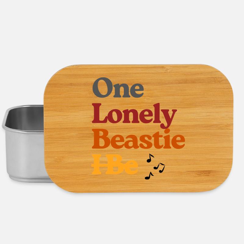 One Lonely Beastie Tee Art - Lunch Box - silver