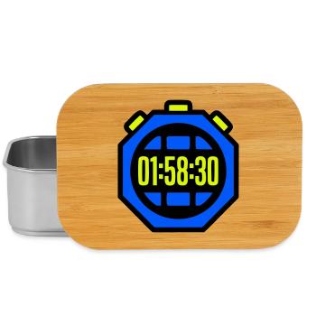Stoppuhr Bestzeit Halbmarathon - Lunch Box - Silber - Vorne