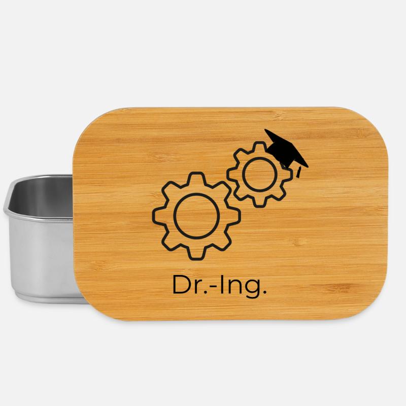 Dr.-Ing. Zahnräder - Lunch Box - Silber