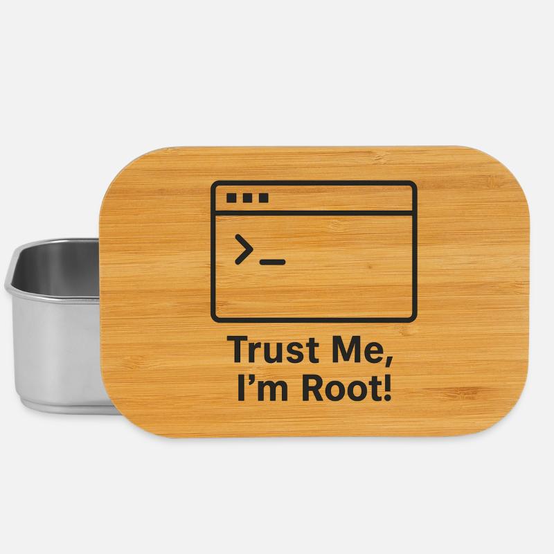 Trust Me I am Root - Lunch Box - Silber
