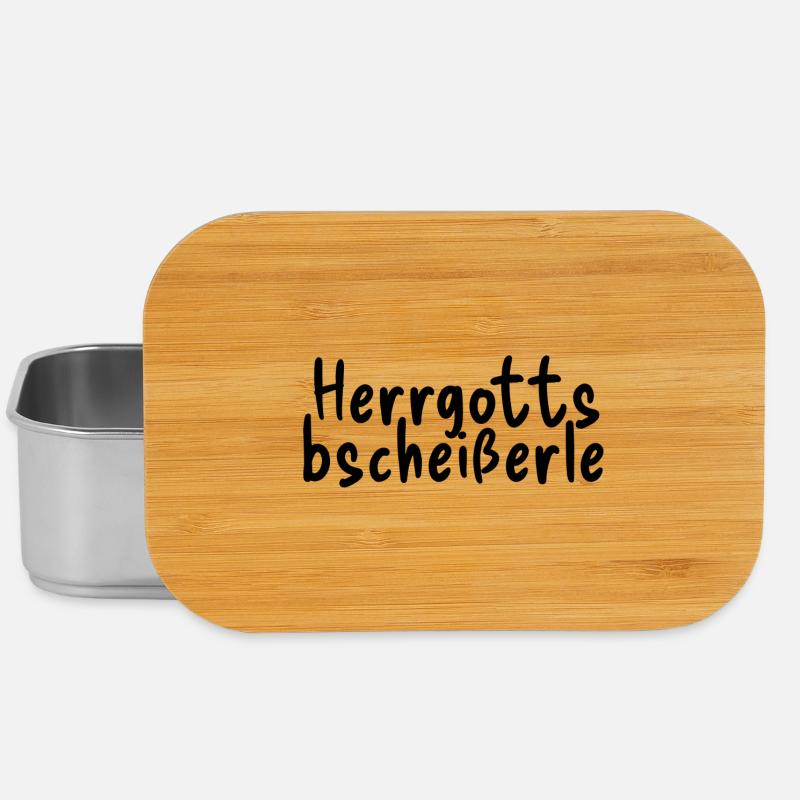 Herrgottsbscheißerle - Lunch Box - Silber