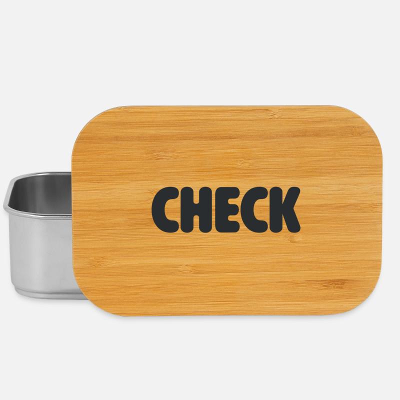 Checkst du? - Lunch Box - Silber