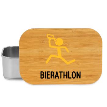 Bierathlon die Kneipentour - Lunch Box - Silber - Vorne