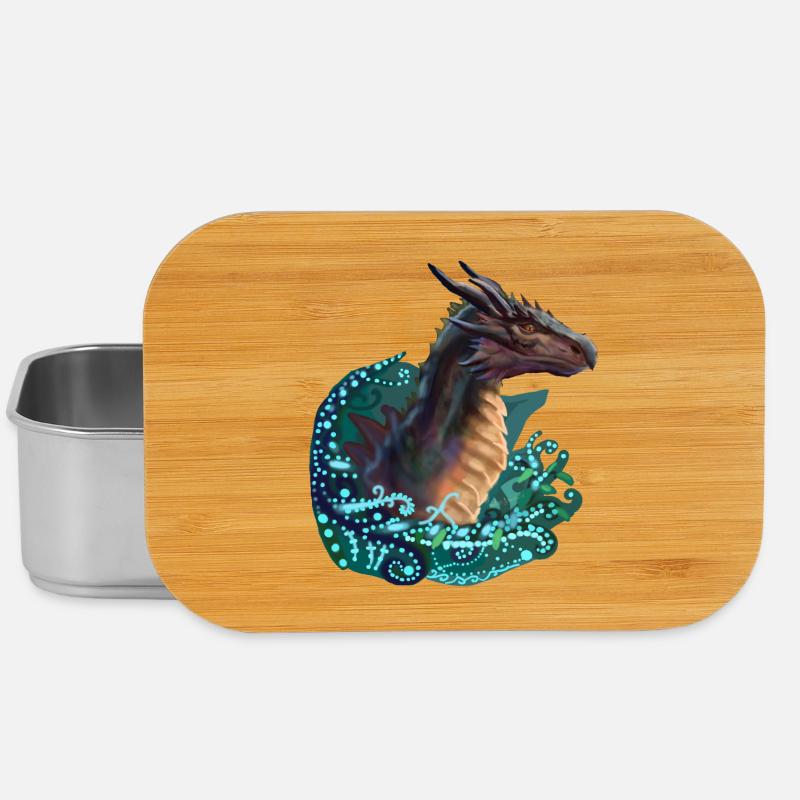 Drachen - Lunch Box - Silber