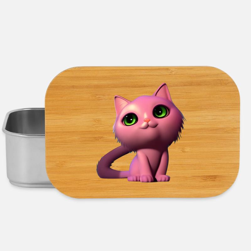 Chat rose sans chat - Boîte à goûter - argent