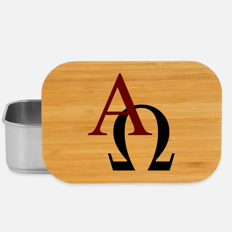 Alpha und Omega - Lunch Box - Silber