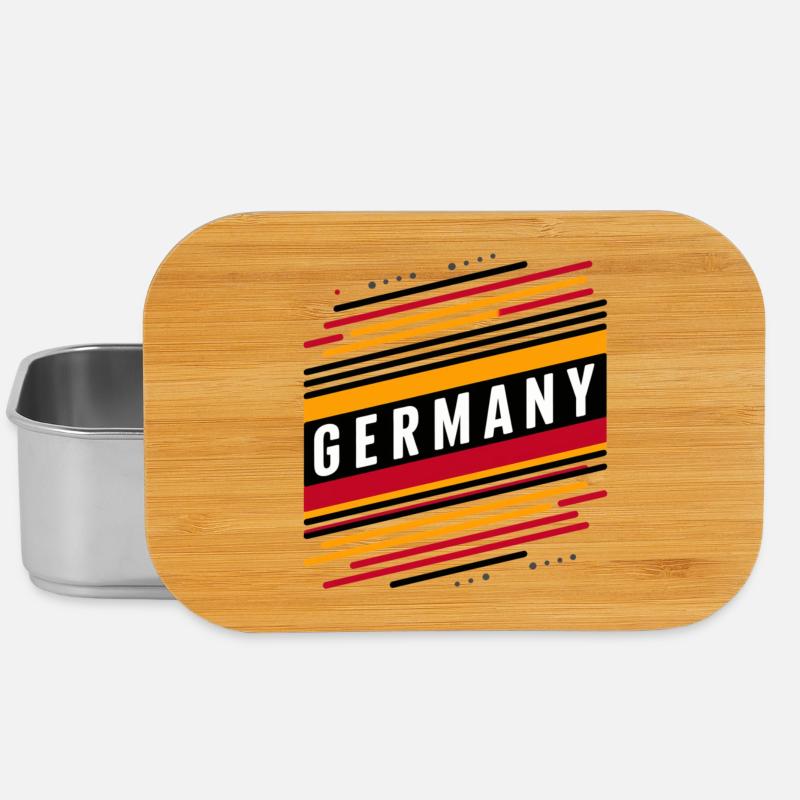 FARBE DER DEUTSCHEN FLAGGE - Lunch Box - Silber