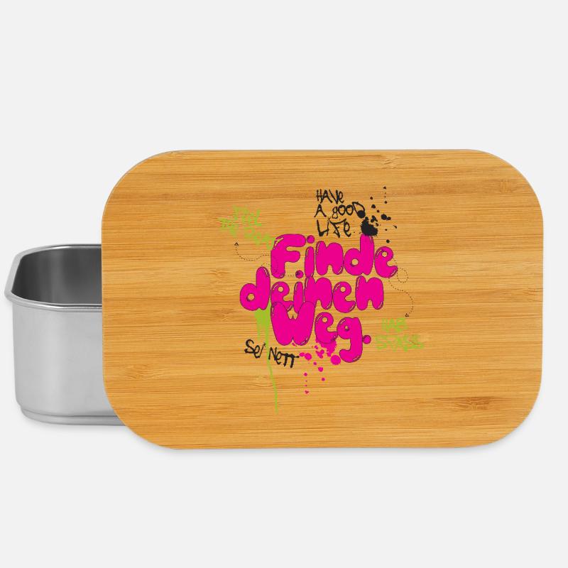 Finde deinen weg - Lunch Box - Silber