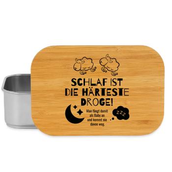 Schlaf - Lunch Box - Silber - Vorne
