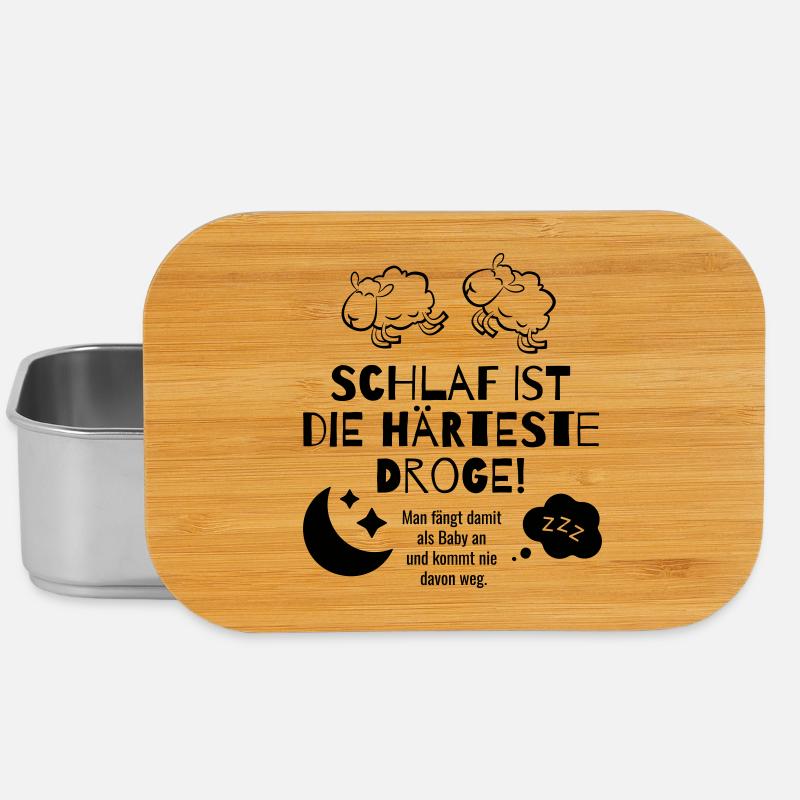 Schlaf - Lunch Box - Silber