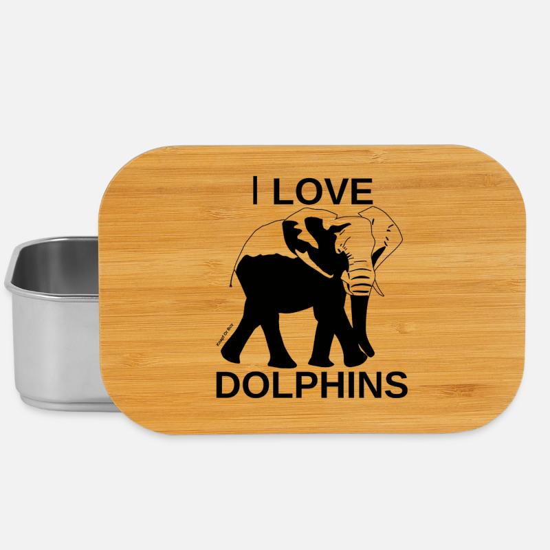 Love animals - Lunch Box - silver