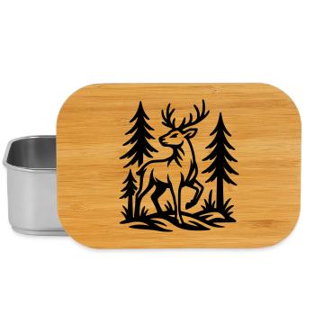roe deer - Lunch Box - silver - Front