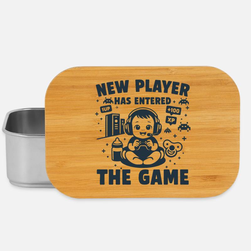 New Player has entered the Game - Lunch Box - Silber