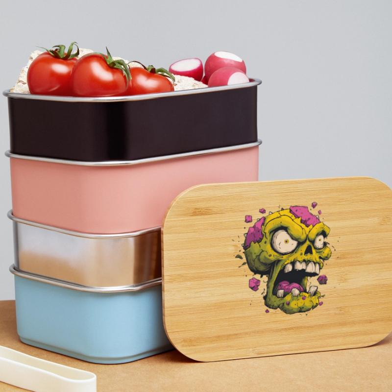 Exploding Skull – Comic Horror Motif Lunch Box