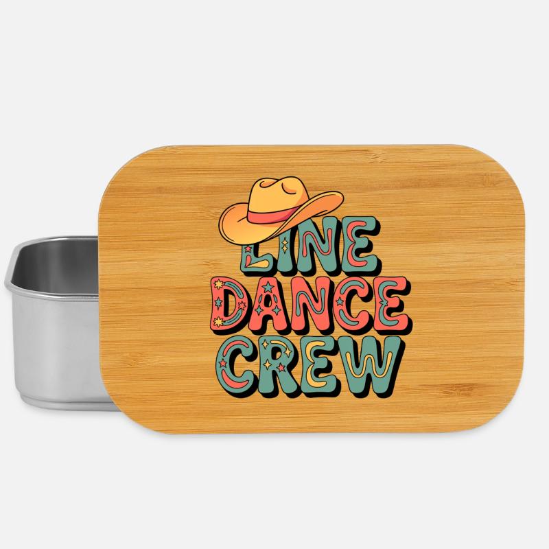 Line Dance Crew Retro - Lunch Box - Silber