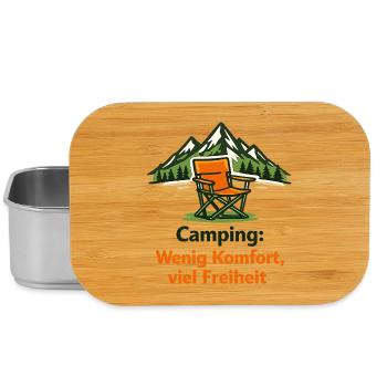 Camping: Wenig Komfort, viel Freiheit - Lunch Box - Silber - Vorne