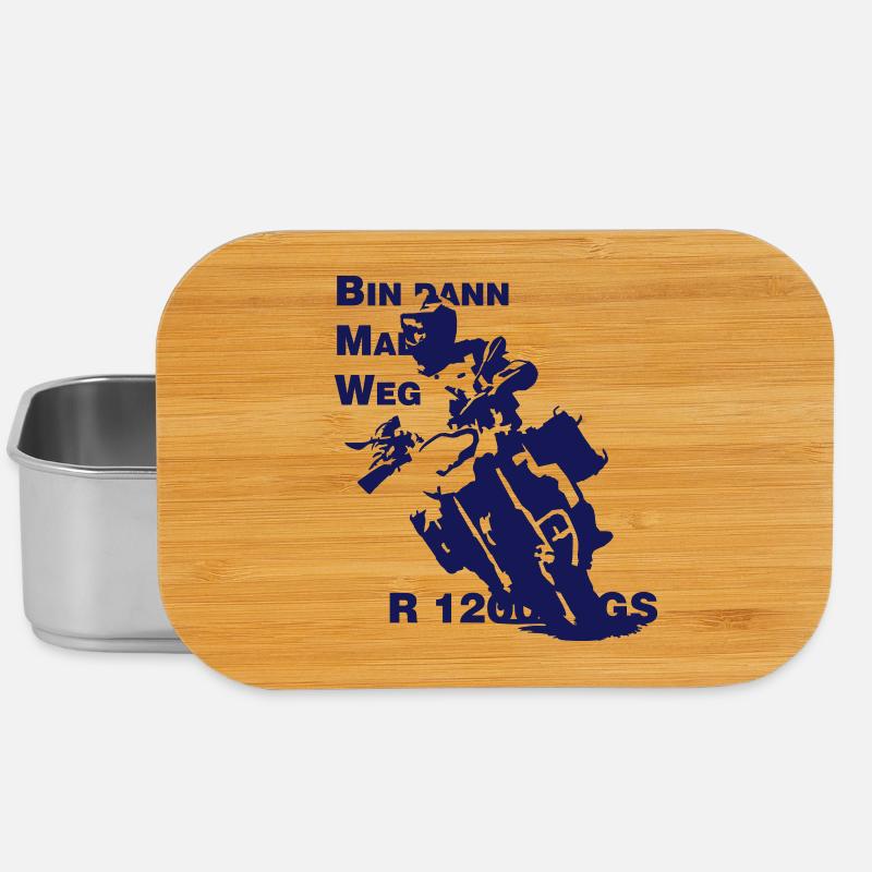 Bin dann Mal Weg - Lunch Box - Silber