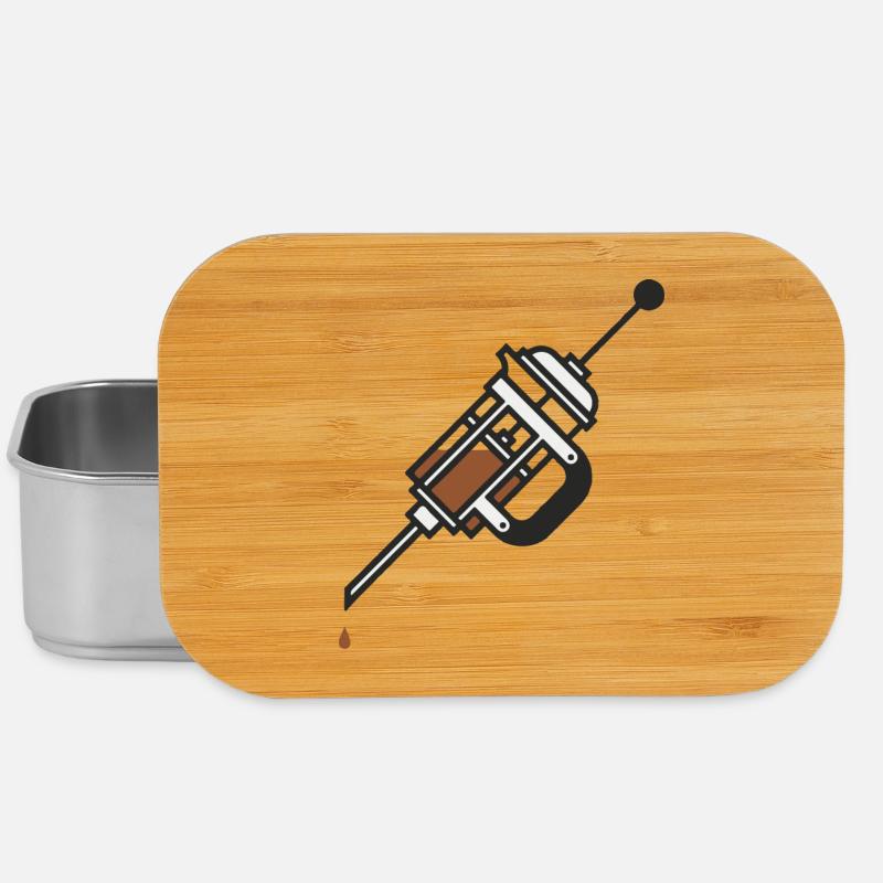 Café café café - Boîte à goûter - argent